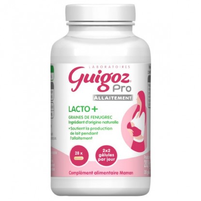 Lacto+ Guigoz Pro Allaitement - Lait maternel - 28 gélules