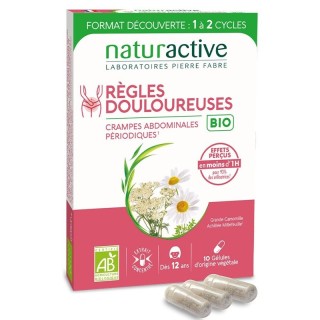 Règles douloureuses Bio Naturactive - Confort menstruel - 10 gélules