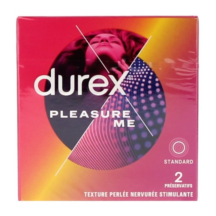 Préservatifs Pleasure Me de Durex - Sexualité - 2 préservatifs