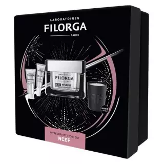 Coffret NCEF-Reverse XMas 2023 Filorga - 3 soins + 1 bougie