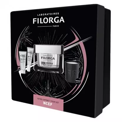 Coffret NCEF-Reverse XMas 2023 Filorga - 3 soins + 1 bougie