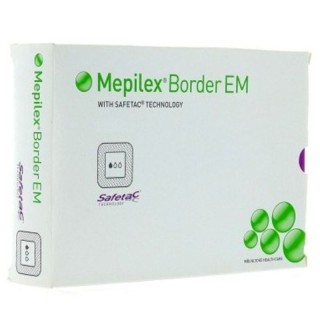 Pansement hydrocellulaire Mepilex Border Flex EM Mölnlycke - 10 unités 9 × 15 cm