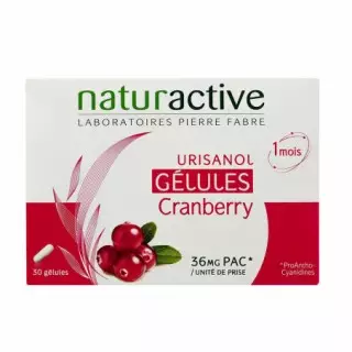 Naturactive Urisanol Cranberry 30 Gélules