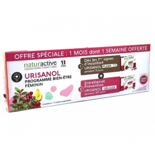 Naturactive Urisanol Flash Cranberry - 10 gélules + 10 capsules
