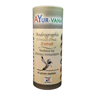 Andrographis Ayur-Vana - Système immunitaire - 60 gélules