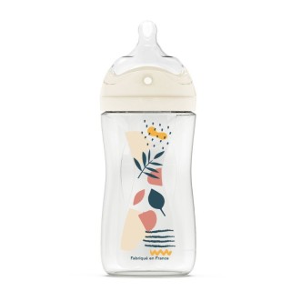 Biberon avec tétine multi perforée anti-colique 0-6 mois Biomimétisme Dodie x 1