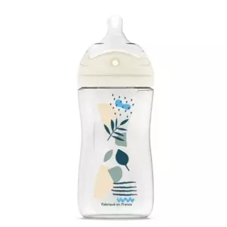 Biberon avec tétine multi perforée anti-colique +3mois Biomimétisme Dodie x 1