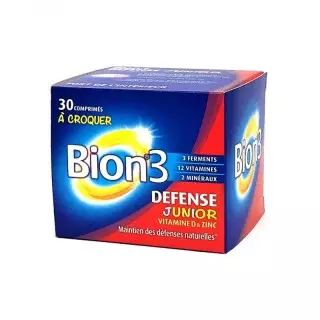 Bion 3 Défense Juniors 30 comprimés