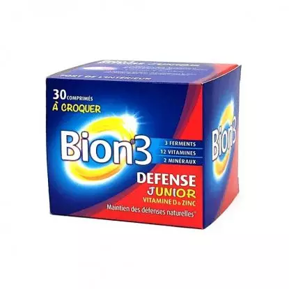 Bion 3 Défense Juniors 30 comprimés