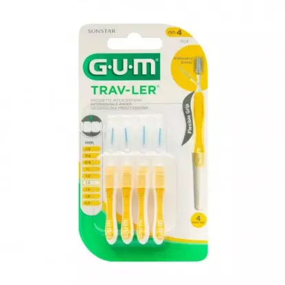 Brossettes interdentaires Trav-Ler 1,3 mm de Gum x 4