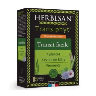Transiphyt transit facile Herbesan - Tansit intestinal - 60 gélules