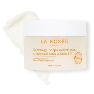 Gommage corps nourrissant Bio La Rosée - Éco recharge 200g