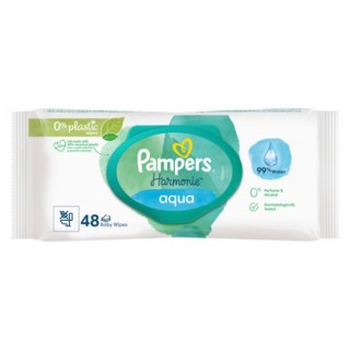 Pampers Aqua Harmonie Lingettes imprégnées x 48