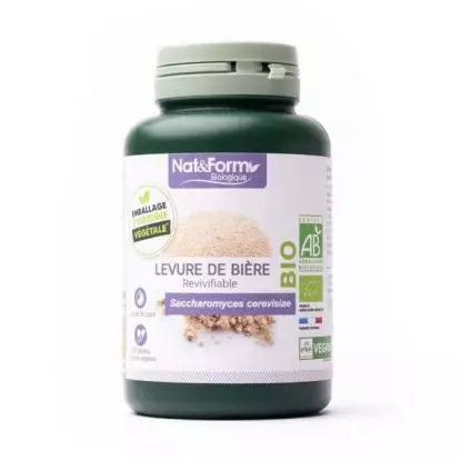 Nat&form Levure de bière 200 gélules gélatine