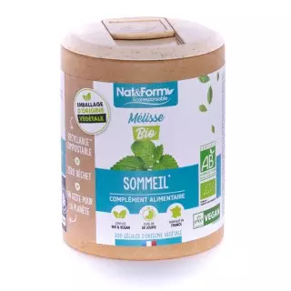 Nat&Form Mélisse Bio - 200 gélules