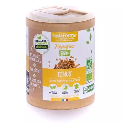 Nat&Form Fenugrec bio - 200 gélules
