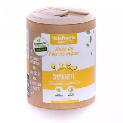 Nat&Form Original Huile de foie de morue - 60 capsules