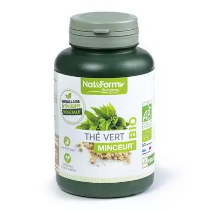 Thé Vert 200 Gélules Nat&form