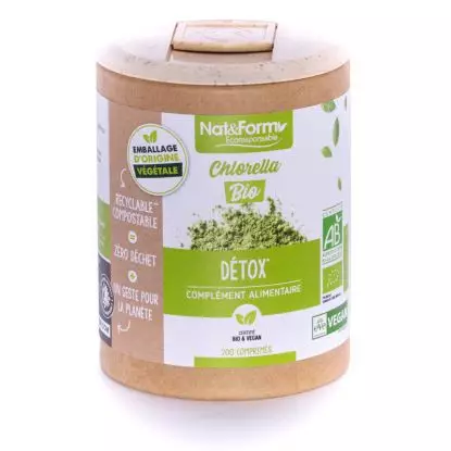 Nat&Form Chlorelle Bio - 200 gélules