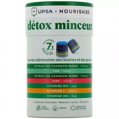 Gummies 7 en 1 Détox Minceur UPSA - 30 gummies