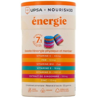 Gummies 7 en 1 Énergie UPSA - 30 gummies