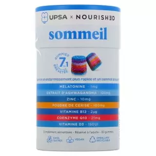 Gummies 7 en 1 Sommeil UPSA - 30 gummies