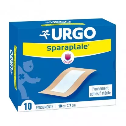 Pansement adhésif stérile 10 × 7 cm Sparaplaie Urgo - 20 unités