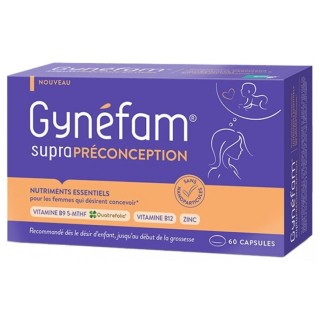 Gynéfam Supra Préconception Effik - Envie de grossesse - 60 capsules