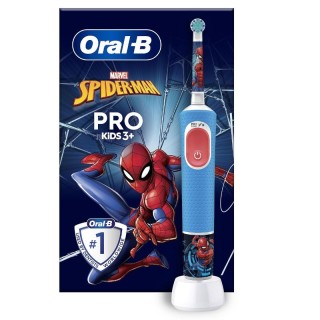 Brosse à dents électrique Spiderman d'Oral B Pro Kids + 3 ans