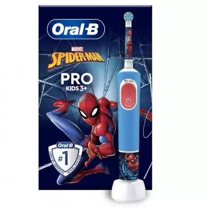 Brosse à dents électrique Spiderman d'Oral B Pro Kids + 3 ans