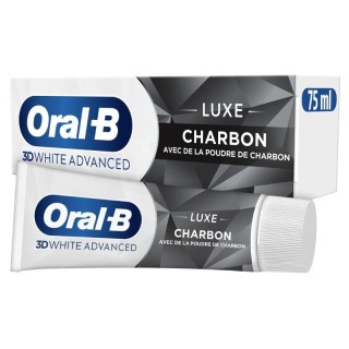 Dentifrice 3D White Advanced Luxe Charbon Oral B - 75ml