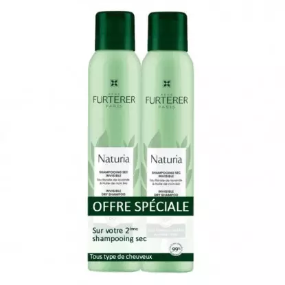 Shampoing sec invisible Naturia René Furterer - 2 x 200ml