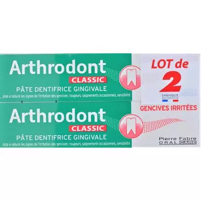 Arthrodont classic lot de 2 x 75 ml