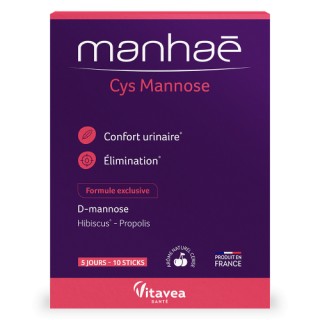Nutrisanté Manhaé Cys Mannose - 10 sticks