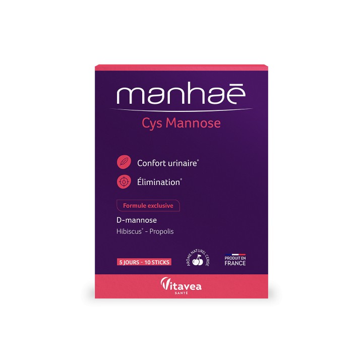 Nutrisanté Manhaé Cys Mannose - 10 sticks