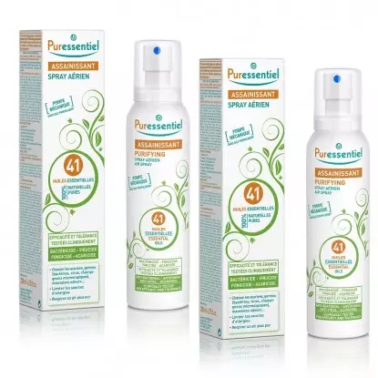 Spray aérien aux 41 huiles essentielles Puressentiel Assainissant - 2 x 200ml