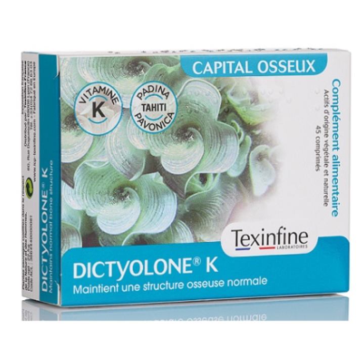 DICTYOLONE® K Texinfine - Capital osseux - 45 comprimés