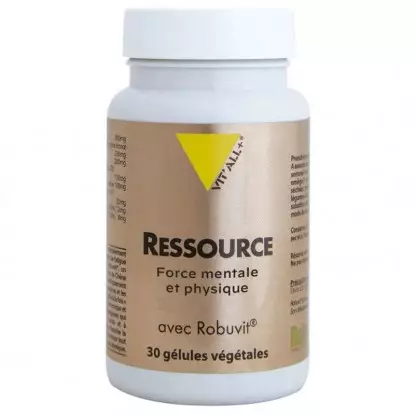 Ressource Force mentale & physique Vit'all+ - 30 gélules