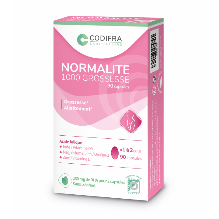 Codifra Normalite 1000 grossesse - 90 capsules