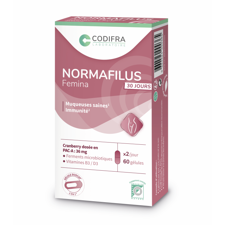 Codifra Normafilus Femina - 60 gélules