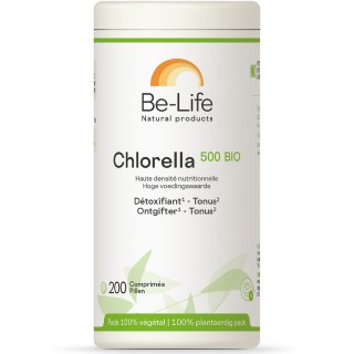 Be-Life Chlorella 500 Bio - 200 comprimés