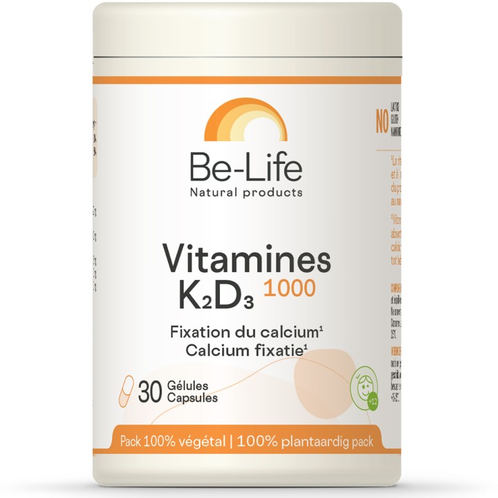Be-Life Vitamines K2D3 1000 - 30 gélules