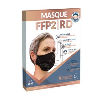 Masque FFP2 RD Noir Taille S