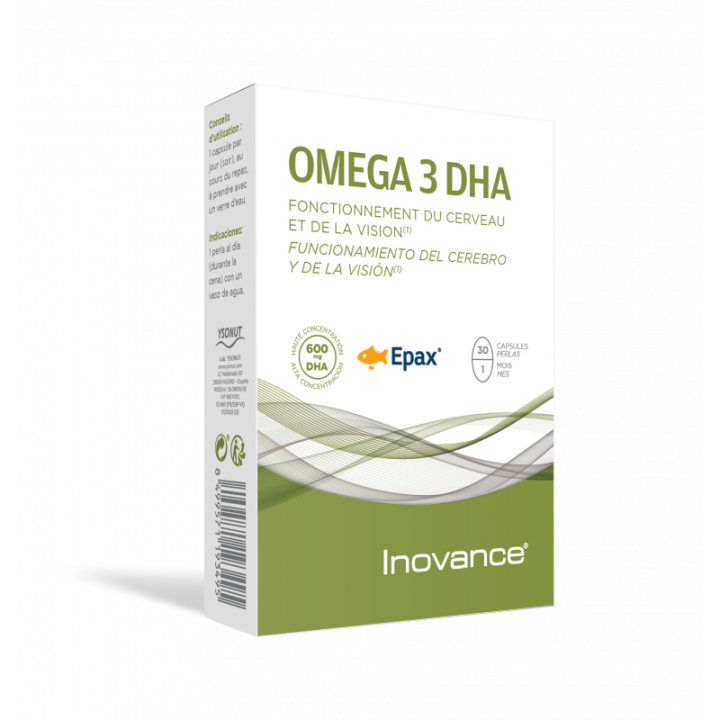 Oméga 3 DHA Inovance - Vision normale - 30 capsules