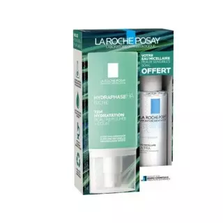 La Roche Posay Crème Hydraphase HA Riche + eau micellaire offerte