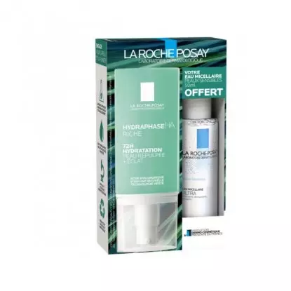 La Roche Posay Crème Hydraphase HA Riche + eau micellaire offerte