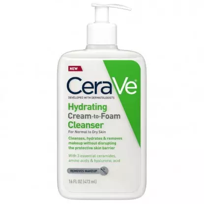 Crème moussante nettoyante hydratante de Cerave - Soin lavant - 473ml
