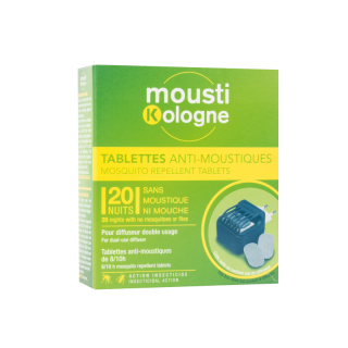 Moustikologne Tablettes Anti-Moustiques x20