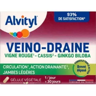 Alvityl Veino-Draine 30 gélules