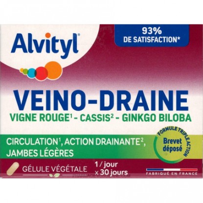 Alvityl Veino-Draine 30 gélules